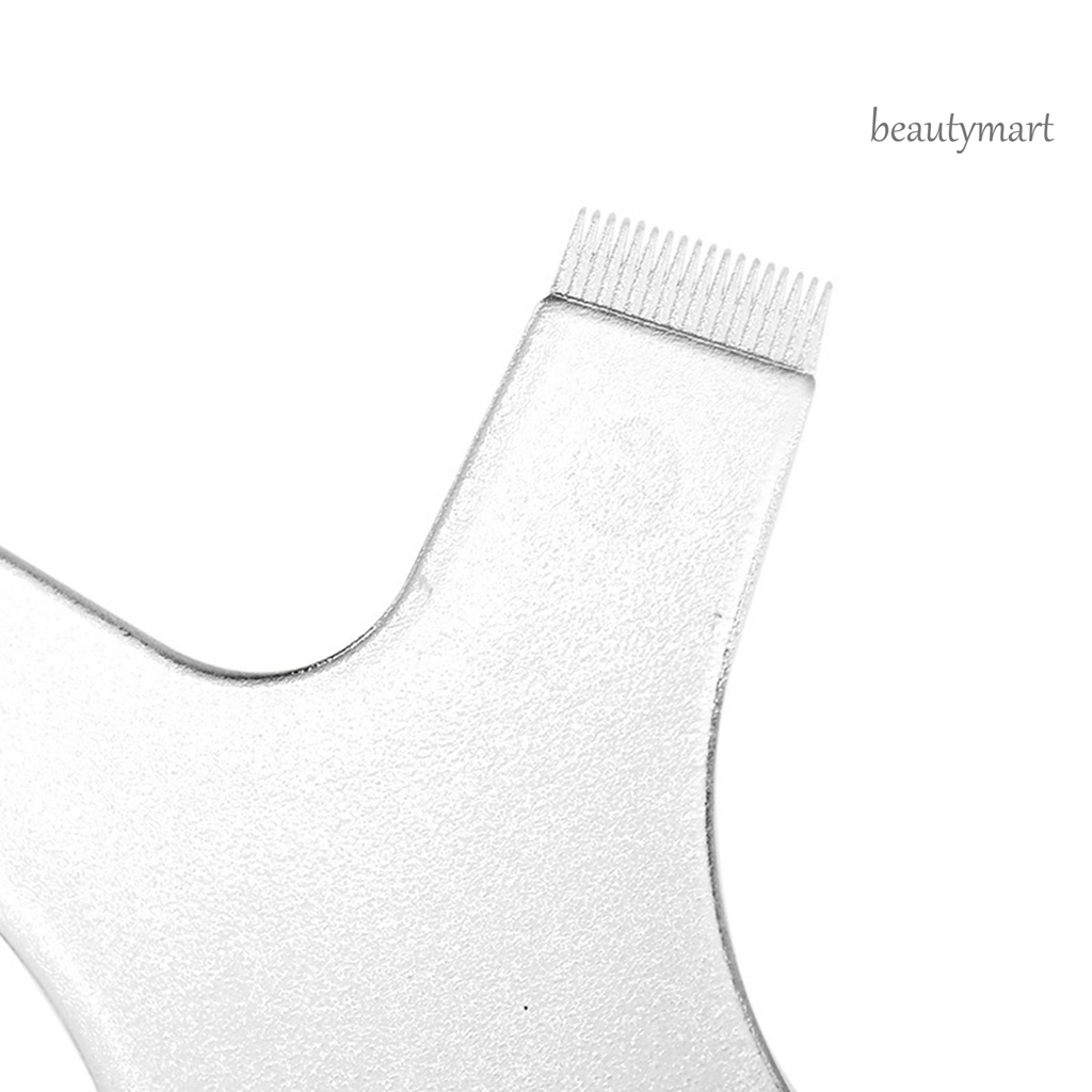 [Hàng mới về] Bộ 10 lược chải mi làm từ nhựa hình chữ Y uốn cong mi tự nhiên bên bỉ