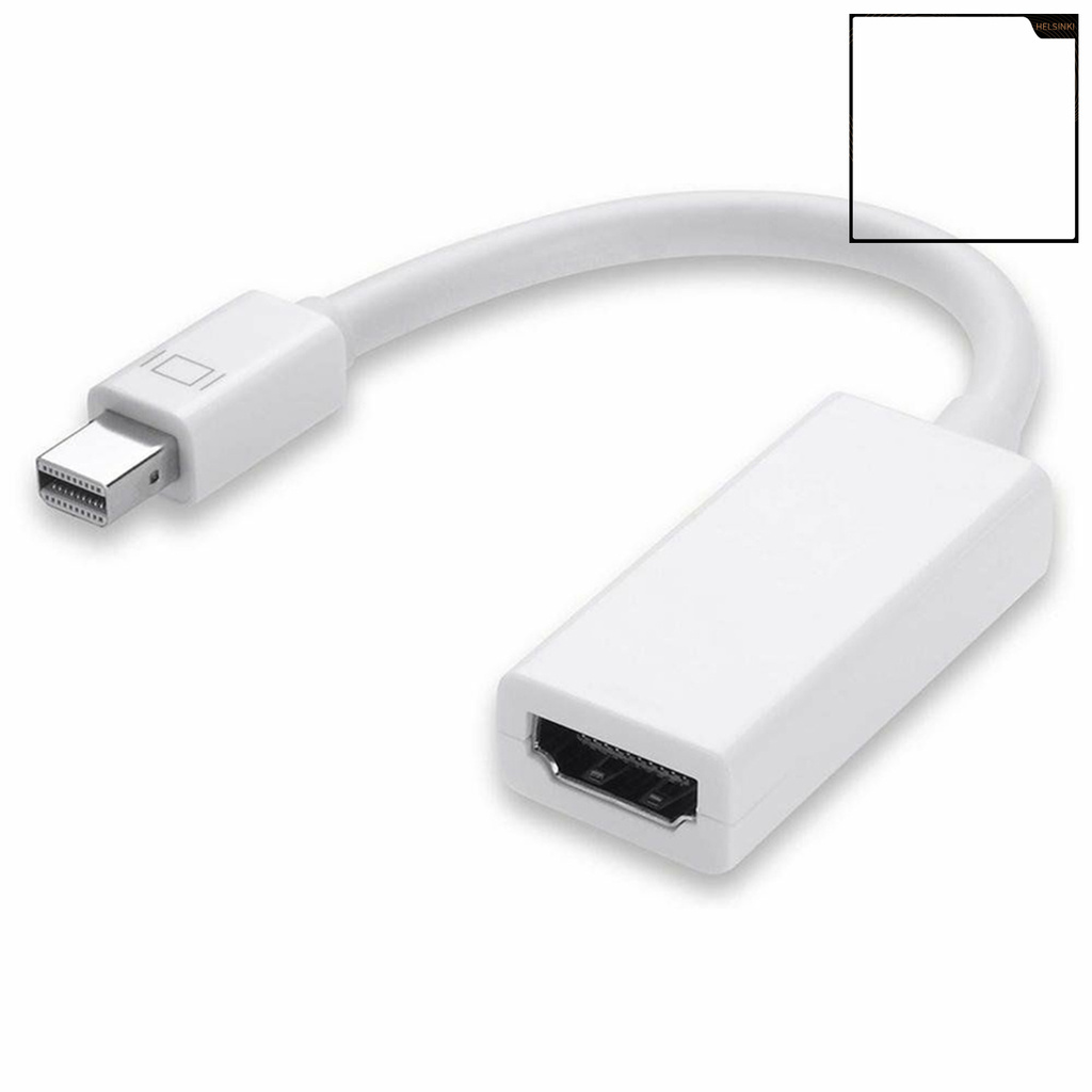 helsinki Thunder-Bolt Mini DisplayPort DP to HDMI-compatible Cable Adapter for iMac Macbook Pro Air