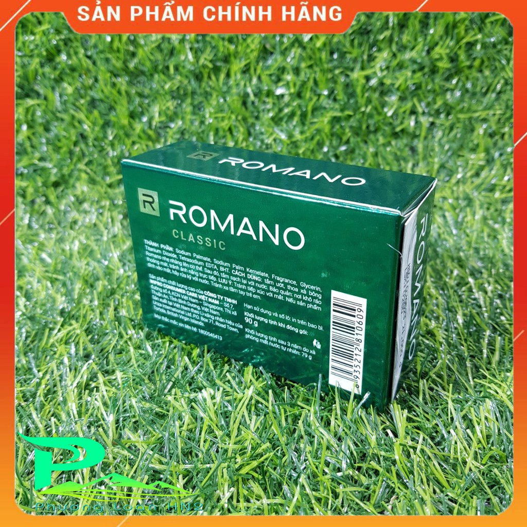 Xà phòng - xà bông Romano - Bánh 90g tặng 33% màu