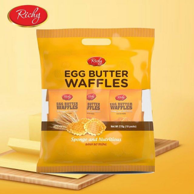 Bánh Bơ Trứng túi 270g