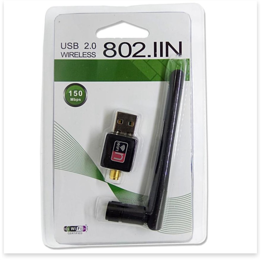 USB Wifi - USB thu sóng Wifi cho máy tính để bàn có Anten | BigBuy360 - bigbuy360.vn