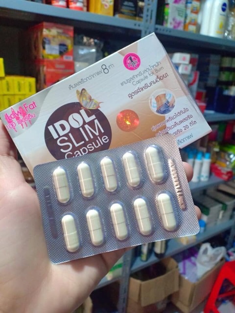 Idol Slim Capsule dạng vỉ cho người cơ địa khó giảm cân