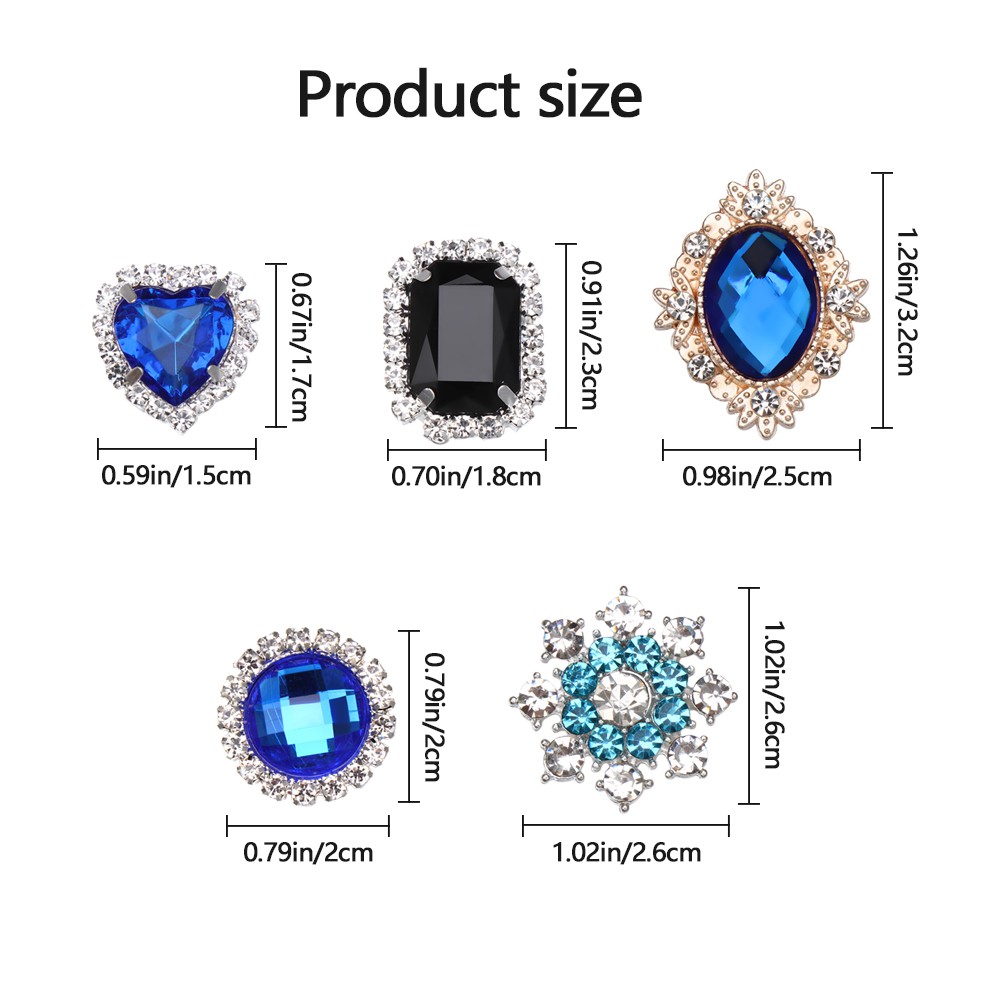 1 phụ kiện hạt kẹp trang trí giày sáng tạo