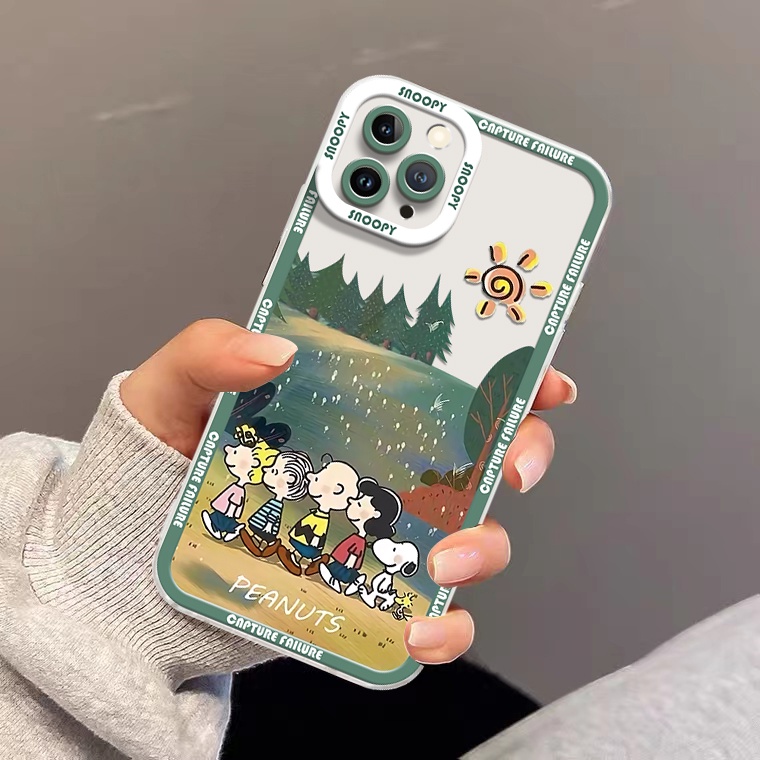 Ốp Điện Thoại Silicon TPU Mềm Trong Suốt In Họa Tiết Dễ Thương Cho IPhone 12 13 Pro 6 6S 7 8 Plus X XS XR 11 Pro Max