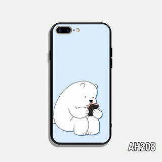 Ốp lưng iPhone 7 Plus - iPhone 8 Plus in hình gấu