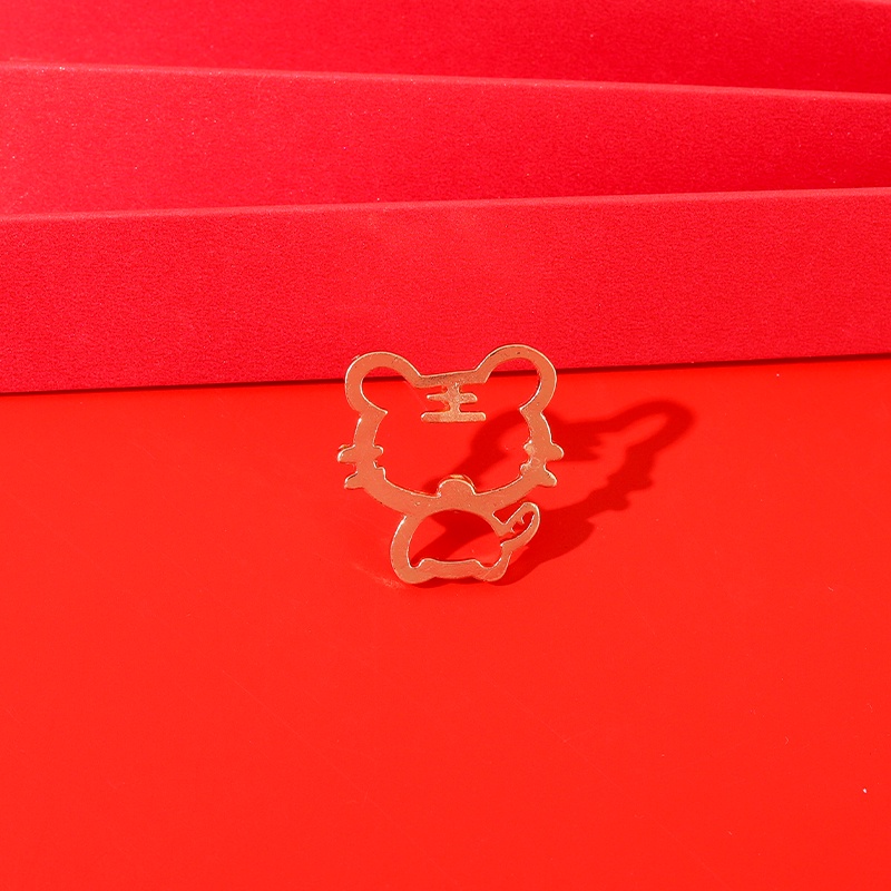 Ghim cài áo hình chú hổ hoạt hình dễ thương dành cho nữ