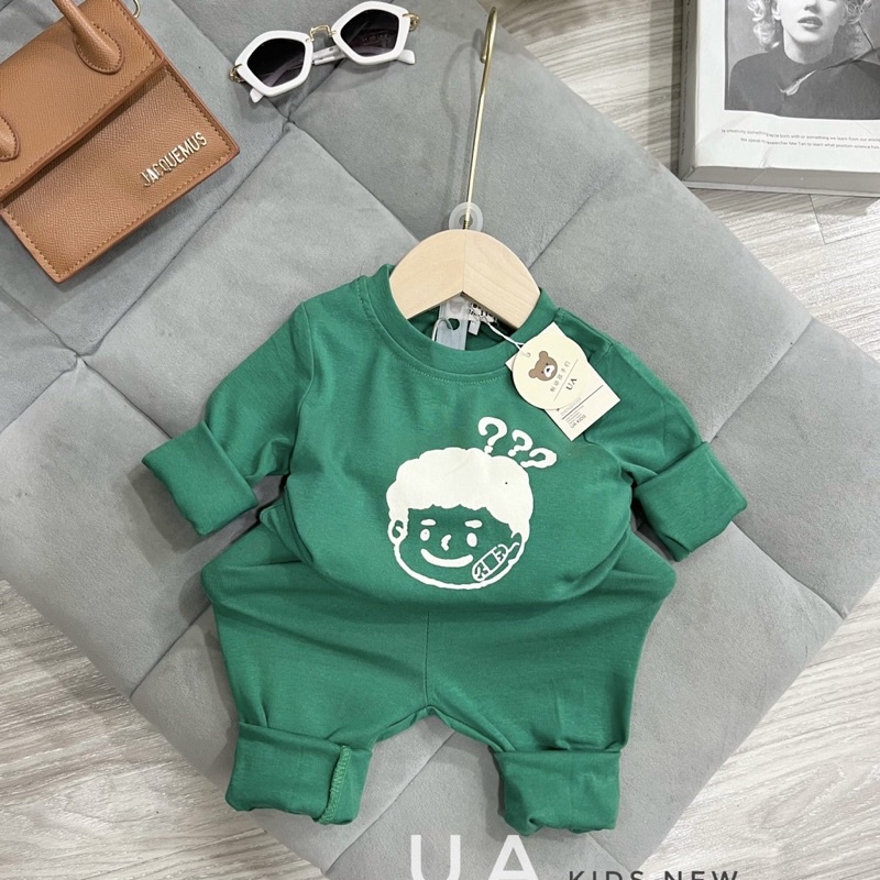 [ Ảnh thật] Bộ thun cotton mỏng siêu nhẹ cho bé trai/ bé gái