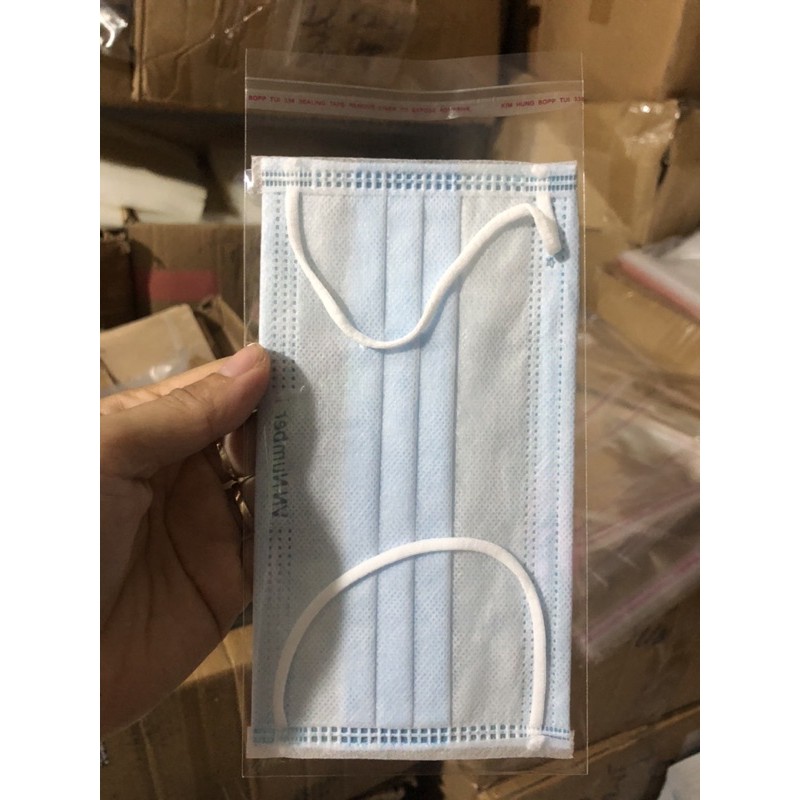 Túi dán opp dùng đựng quần áo, khẩu trang