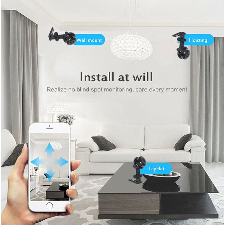 ⚡️FREESHIP⚡️Camera Wifi V380 PRO, hình ảnh sắc nét, nhỏ gọn,  đàm thoại, phát hiện chuyển động, hồng ngoại quay đêm