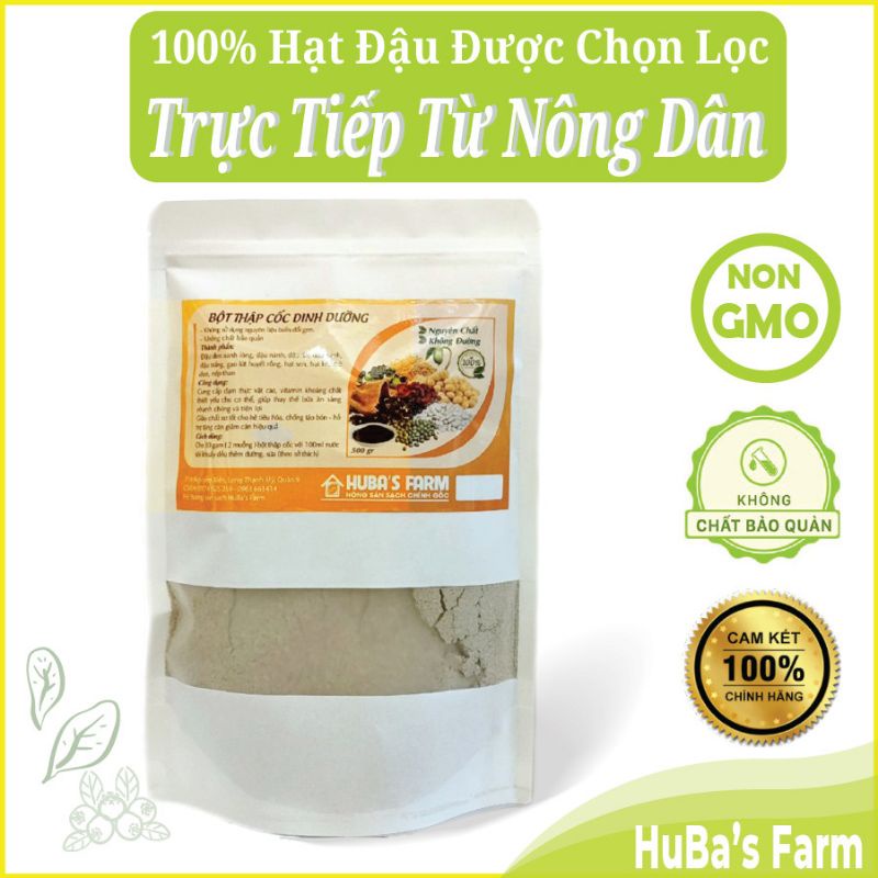 Sỉ Bột Thập Cốc Dinh Dưỡng (10 loại đậu & hạt) thơm ngon thương hiệu NÔNG SẢN SẠCH NHÀ TRỒNG