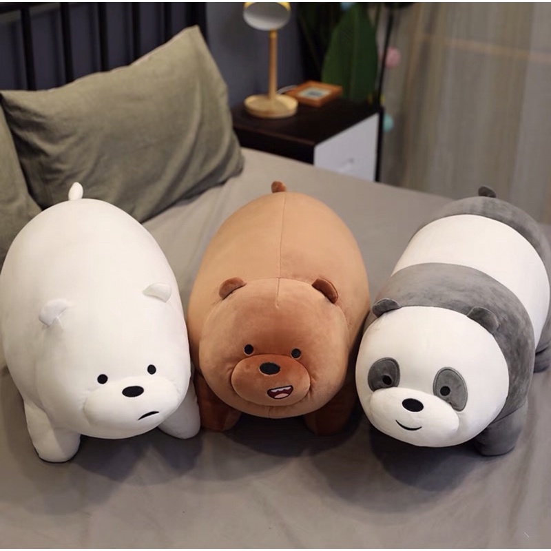 Bộ ba gấu bông WE ARE BEARS cao cấp size 25cm siêu mềm mịn dễ thương