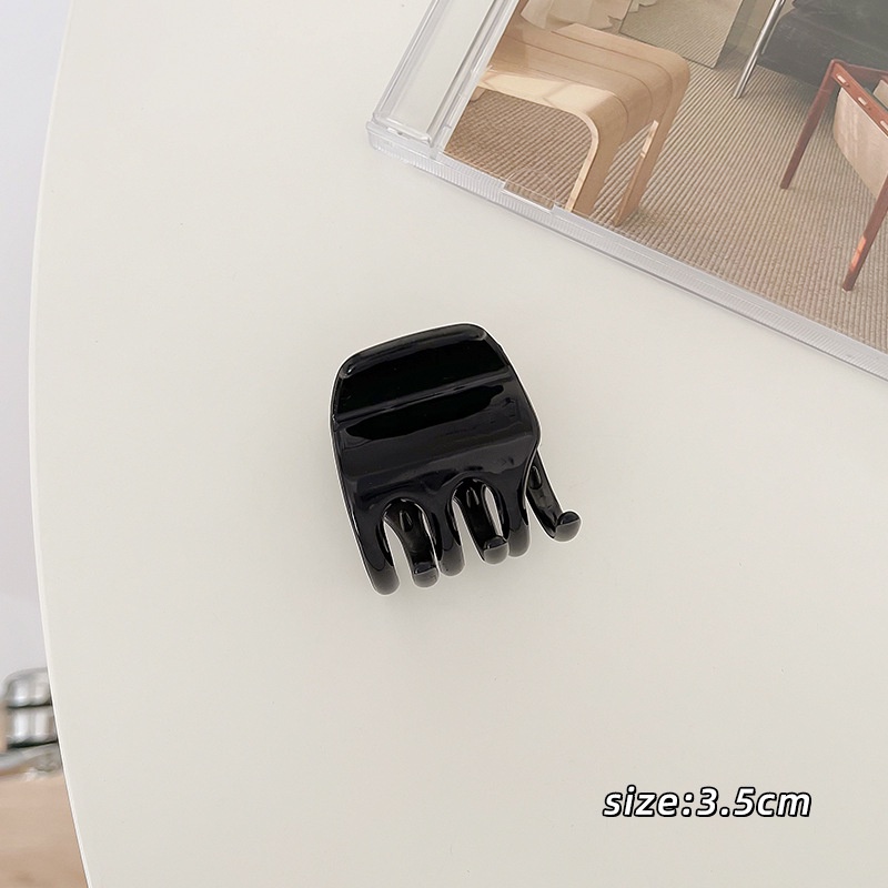 Kẹp tóc kim loại màu trơn đơn giản thời trang dành cho nữ