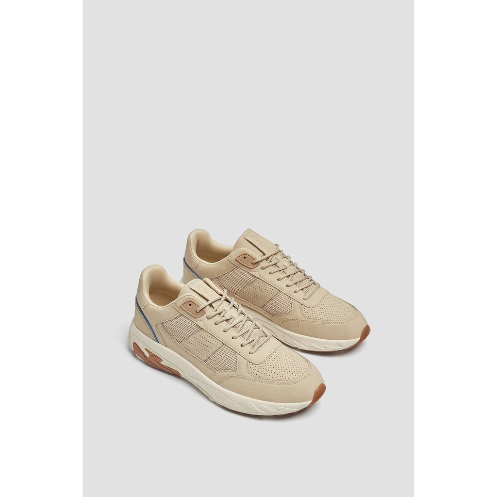 Giày thể thao nam Pull&bear authentic màu cát