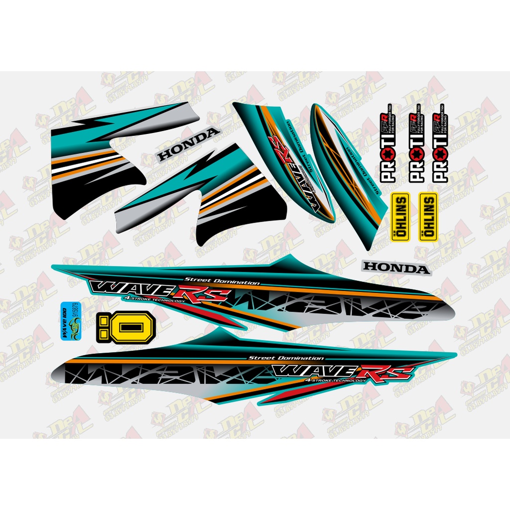 Tem rời Wave a 50 - 100 cc Đời 2006-2016 Mẫu Wave RS 915879