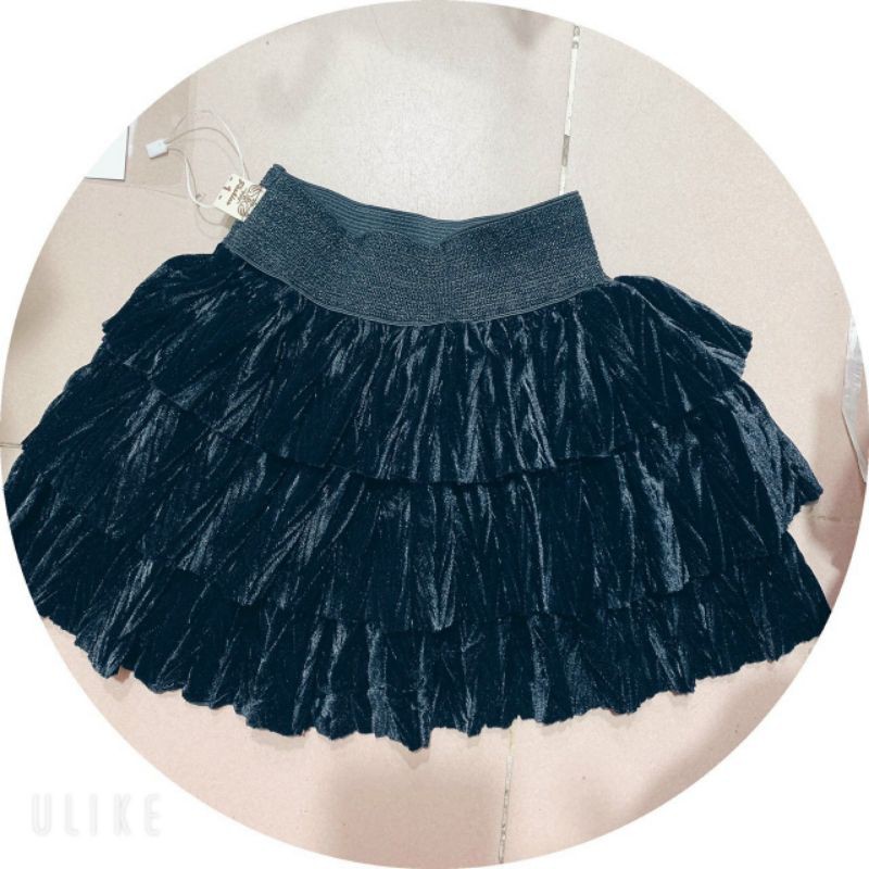 Chân váy nhung 3 tầng cao cấp cho bé gái 10-25kg