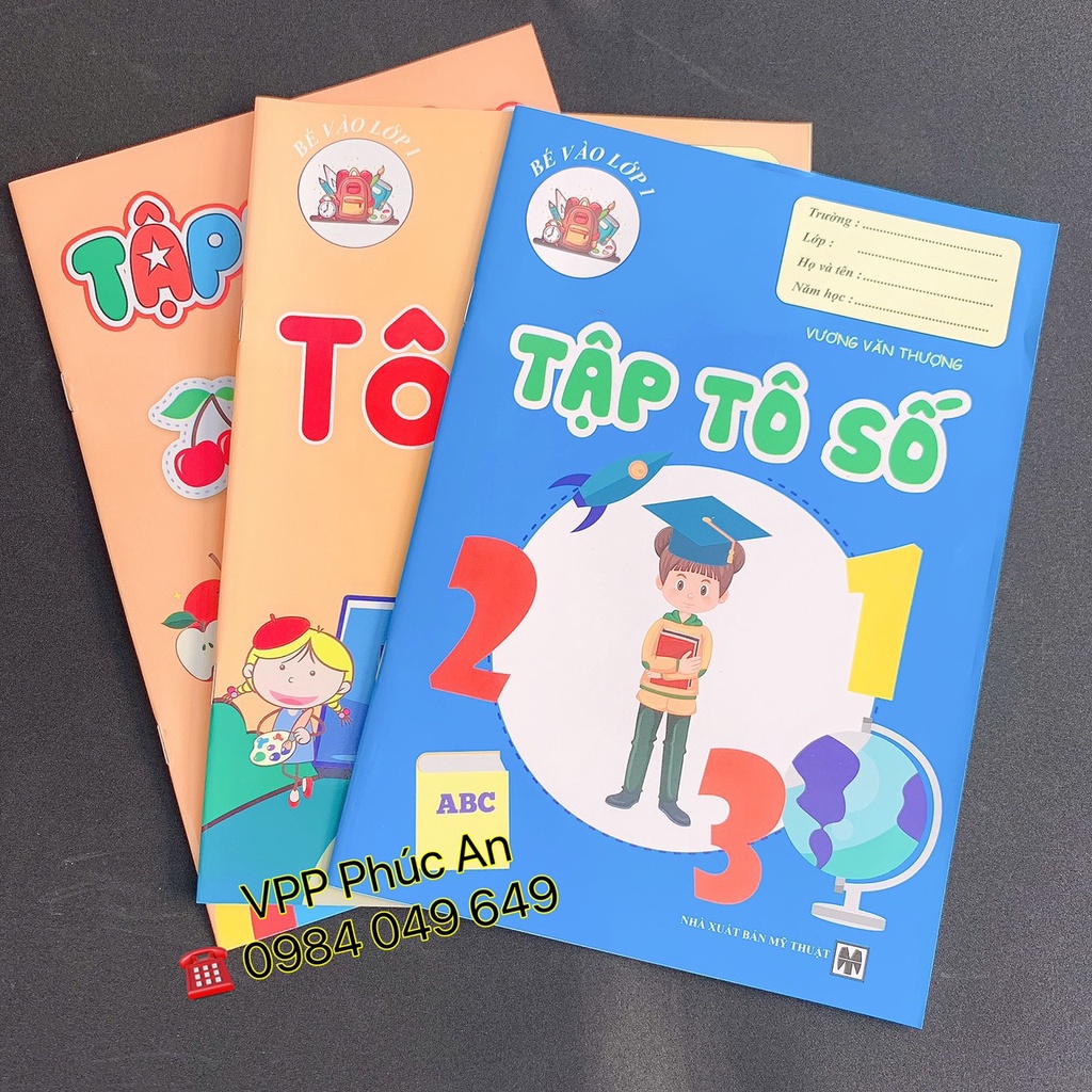 1q tô số, tô chữ thường, tô chữ hoa, tô nét cho bé 4-6 tuổi