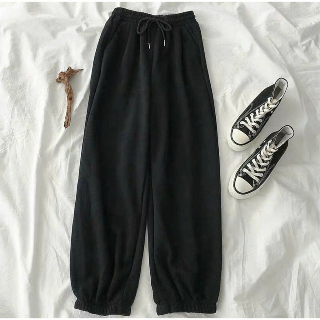 Quần boom Jogger nữ ống rộng nữ , quần boom jogger dài nữ hàng đẹp dày dặn dáng thể thao- QJC20