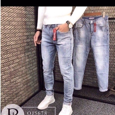 QUẦN JEAN NAM MÀU XANH NHẠT BẠC 567 ( SIZE 28-36 )