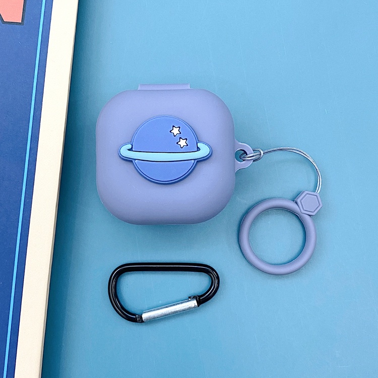 Vỏ bảo vệ hộp sạc tai nghe Samsung Galaxy Buds Live kèm dây đeo tiện dụng