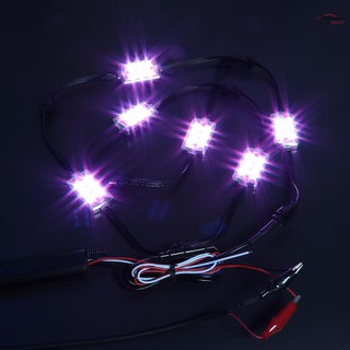 Motorcycle LED Lights 6PCS 36 LED RGB Light Kit Wireless Remote Control Motorcycle Multicolor Accent Lighting Kit