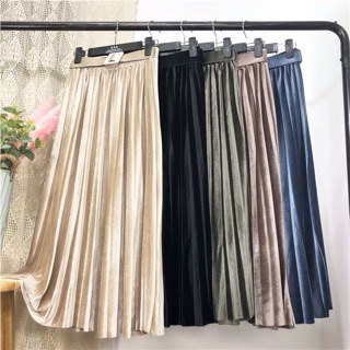 Chân váy xếp li( 3 loại vải khác nhau)