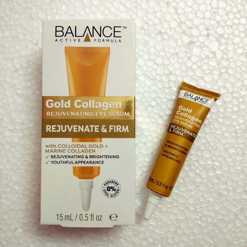 (BILL ANH)Kem Dưỡng Da Vùng Mắt Ngừa Lão Hóa Balance Gold Collagen Rejuvenating Eye Serum 15ml