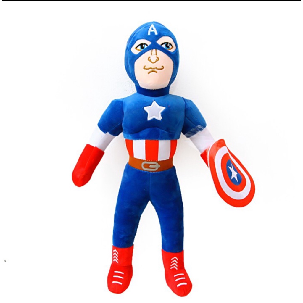 Thú nhồi bông Đội trưởng Mỹ siêu anh Hùng Captain America cho bé