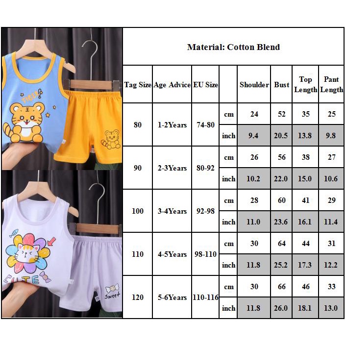 Hàng Có Sẵn Áo Thun Thể Thao Không Tay In Hình Động Vật Dễ Thương Thời Trang Mùa Hè Dành Cho Bé Trai Và Bé Gái