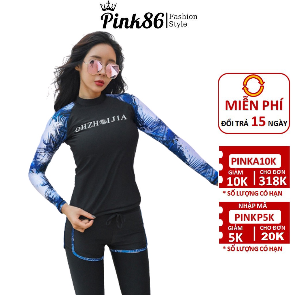 Bộ đồ bơi nữ quần áo dài 4 món trẻ trung BK-368i