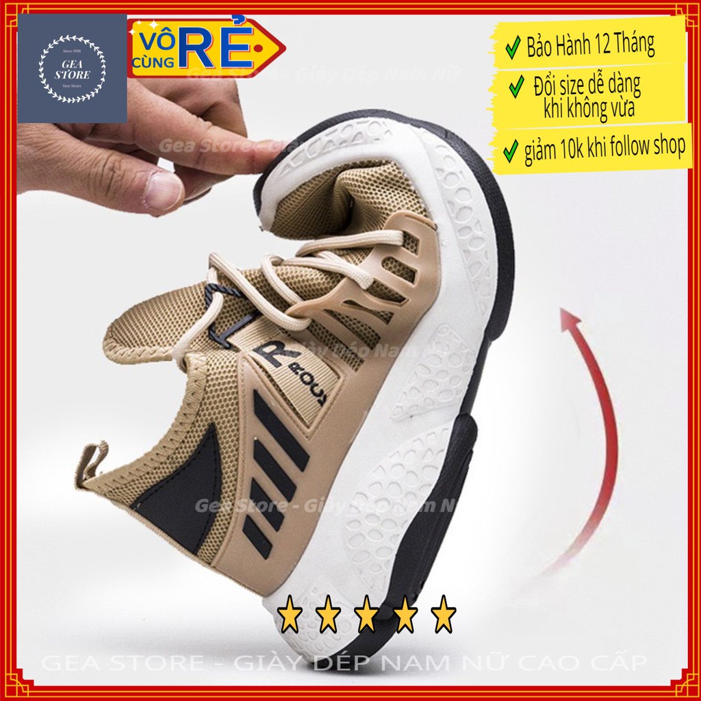 Giày thể thao nam chữ R Tahugon, Giày sneaker nam tăng chiều cao đẹp cao cấp, thoáng mát chân - Mã THGTT02
