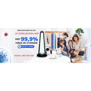Đèn diệt khuẩn tia cực tím, UV 38W, diệt khuẩn khử trùng +Ozone
