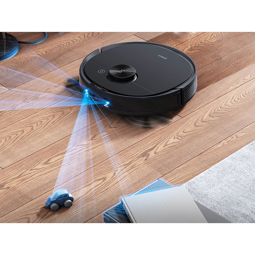 Robot Hút Bụi Lau Nhà Ecovacs Deebot OZMO N8 Pro Plus - Dock Hút Rác Tự Động - Lực Hút 2600Pa - Quốc Tế - BH 24 tháng