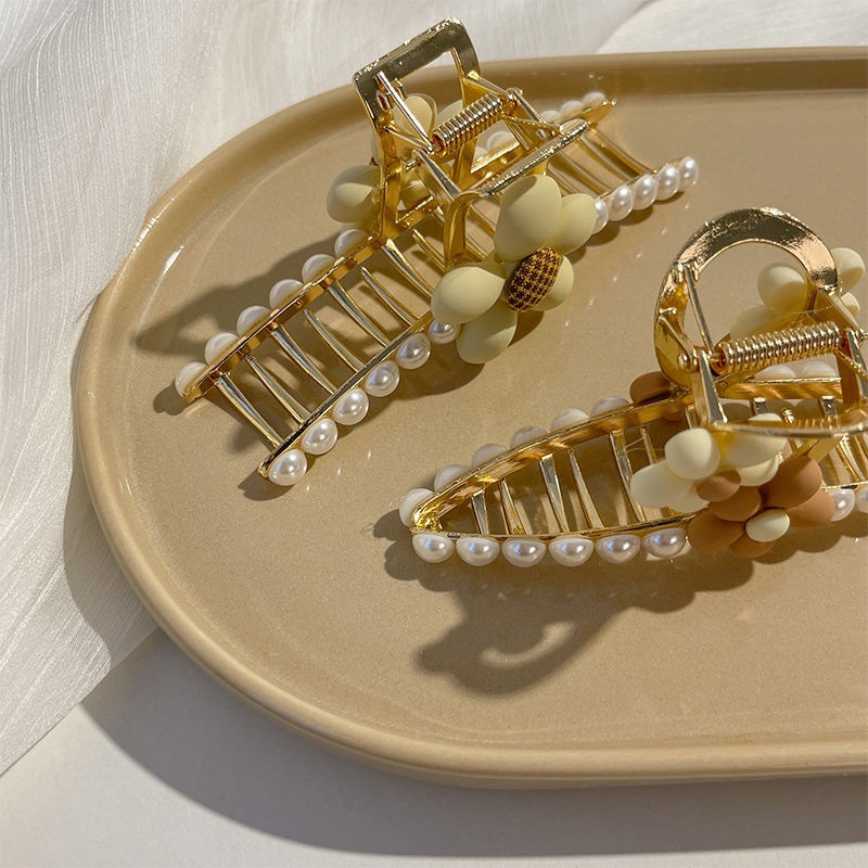 Kẹp Tóc Cỡ Lớn Bằng Kim Loại Chất Lượng Cao