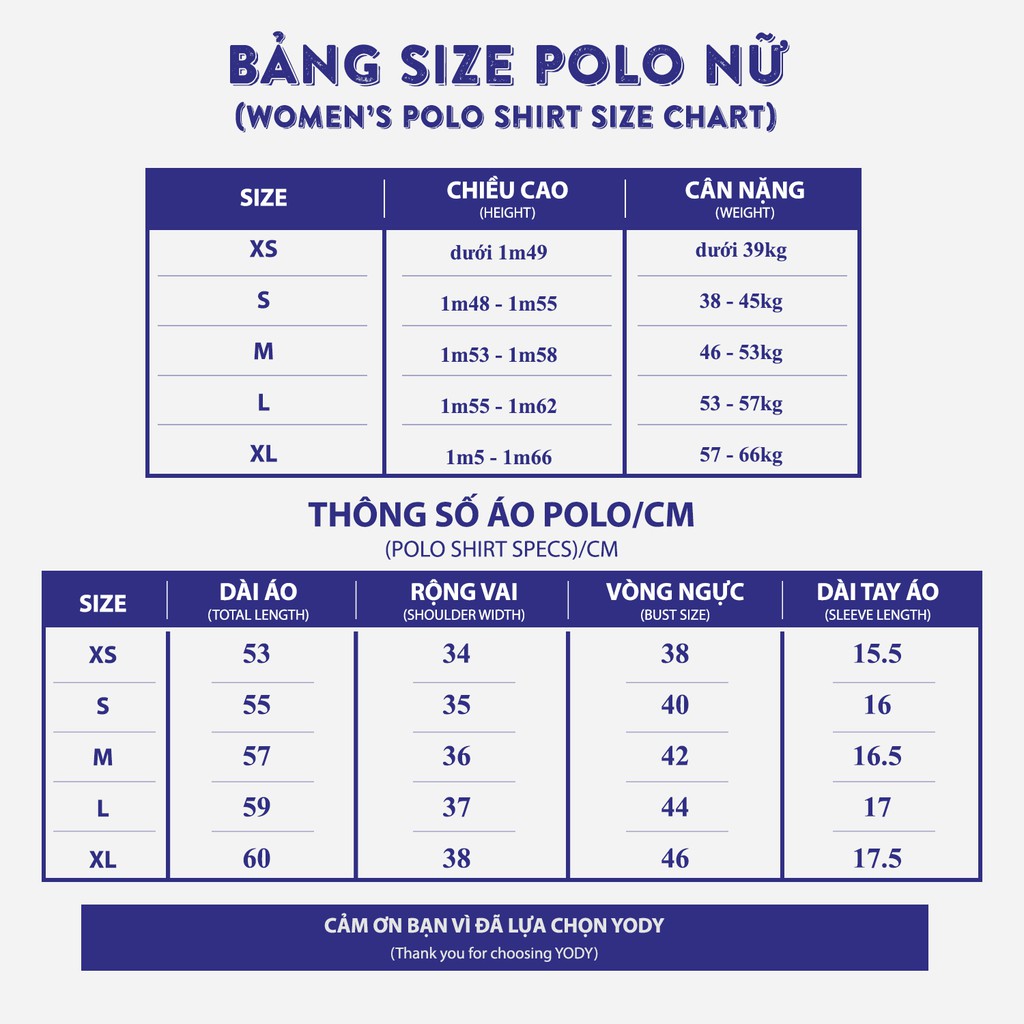 Áo thun polo nữ YODY mắt chim thoáng mát thấm hút tốt cao cấp APN5388