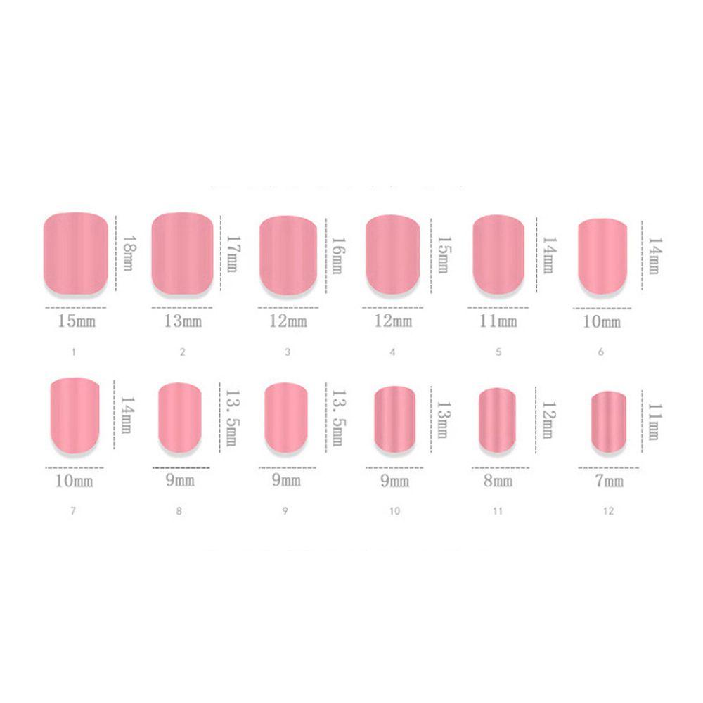 Bộ Móng Tay Giả Ngắn Họa Tiết Hoạt Hình Thời Trang Có Thể Tháo Rời