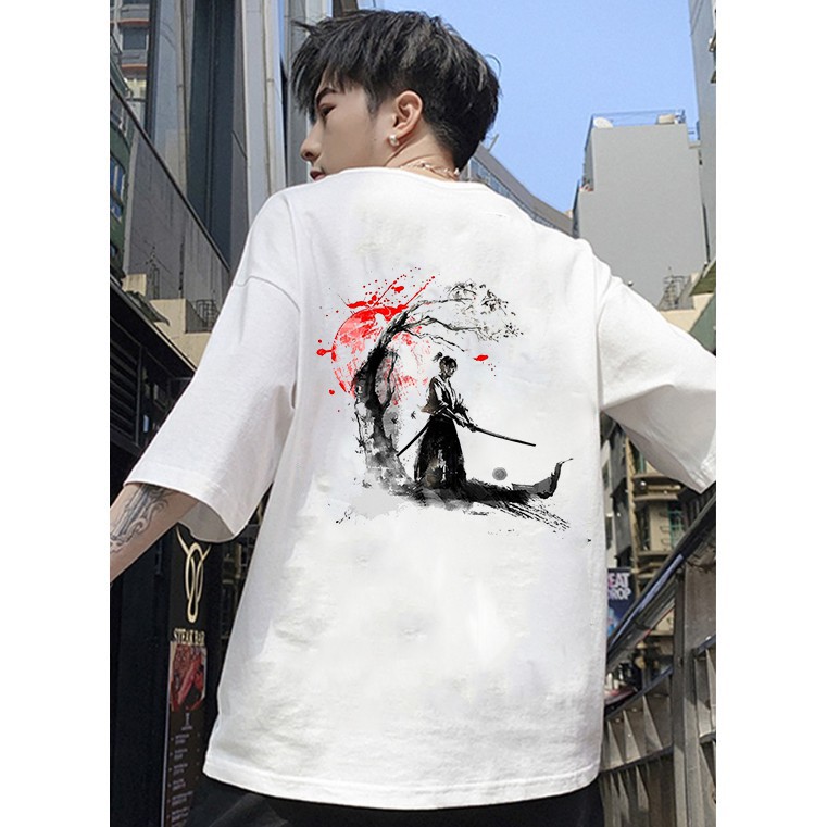 Áo thun tay lỡ form rộng unisex phong cách cá tính vải dày mịn BST 15