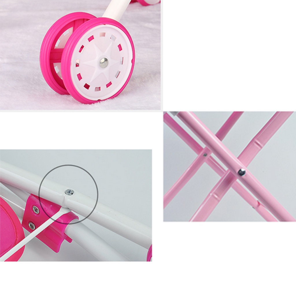 Xe Đẩy Đồ Chơi Mini Trang Trí Nội Thất Cho Nhà Búp Bê