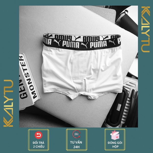 Quần lót nam boxer thun lạnh cotton cao cấp co giãn 4 chiều, quần sịp đùi nam thông hơi kháng khuẩn - KALYTU.