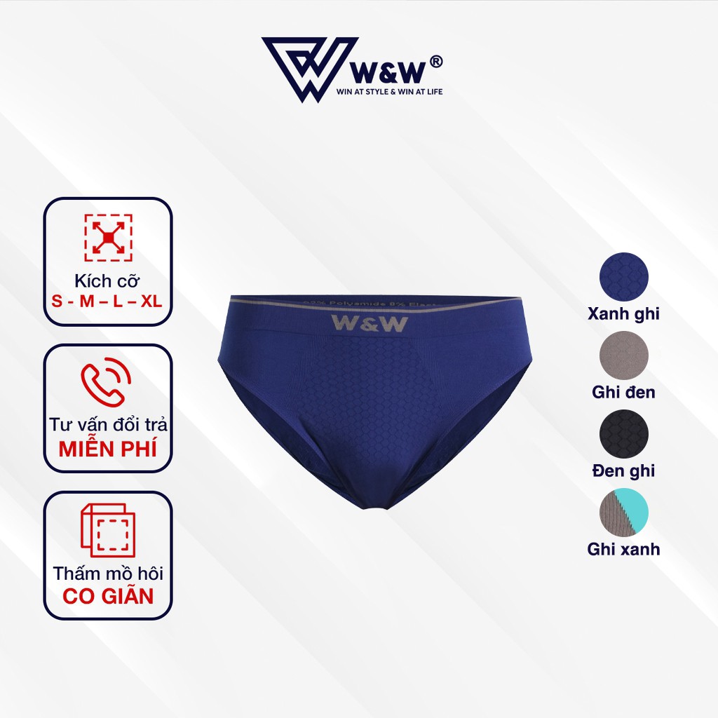 Quần Lót Nam W&amp;W Tam Giác- Chất Liệu Polyamide Mềm Mại, Khử Mùi, Co Giãn UNDERWEAR14