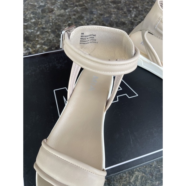 Sandal nữ Mia  Dép quai hậu nữ da Pu đế 3cm cao su xuất dư 0822