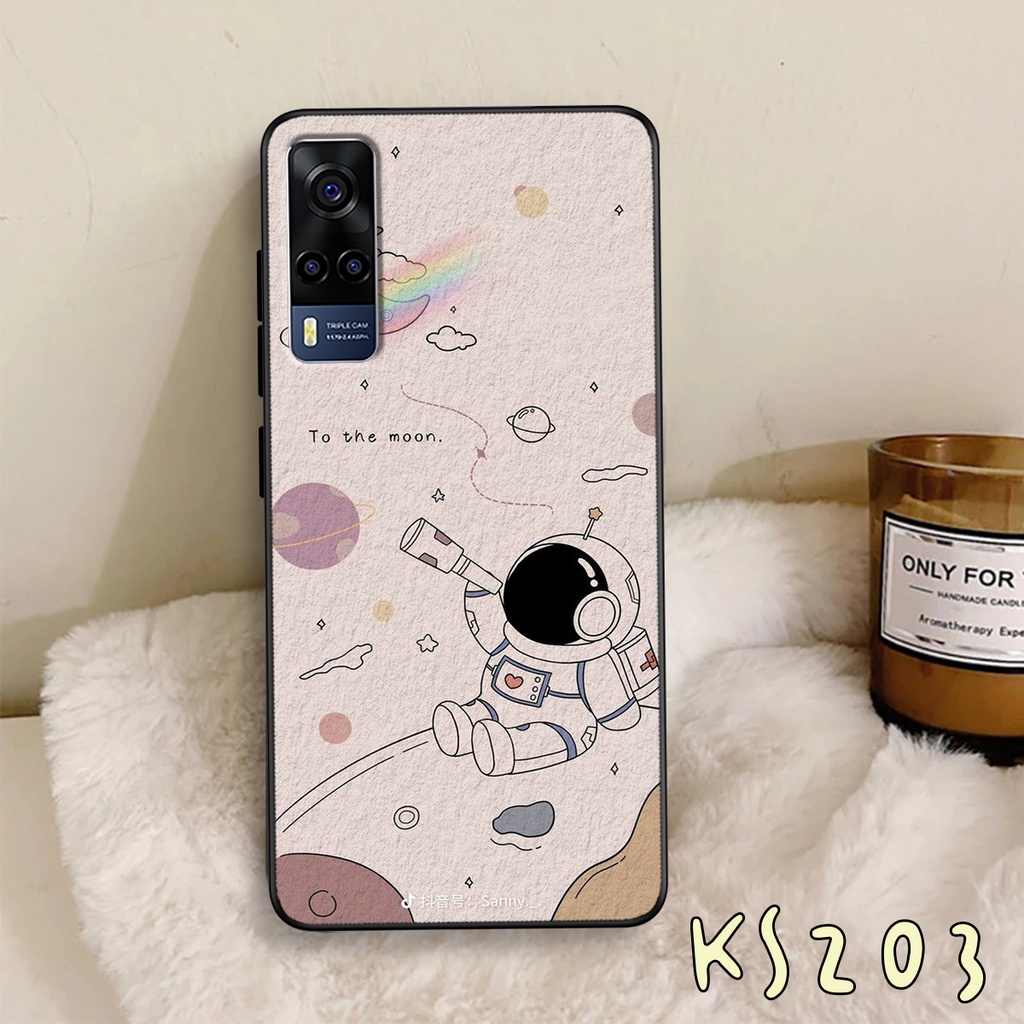Ốp lưng Vivo Y72 5G - Y51 2020 - Y53s - Ốp lưng vivo in hình Phi hành gia cực hot