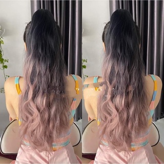 Tóc giả ngoặm đuôi ❤️freeship❤️ tóc ngoặm xù hai màu