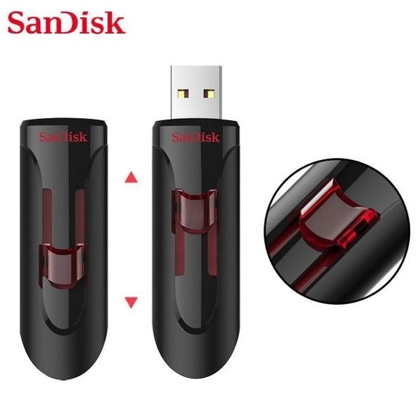 Sandisk CZ600 usb 3.0 và CZ74 usb 3.1 dung lượng 64GB / 32GB / 16 GB, tốc độ cao 100-150Mb/s - Bảo hành chính hãng