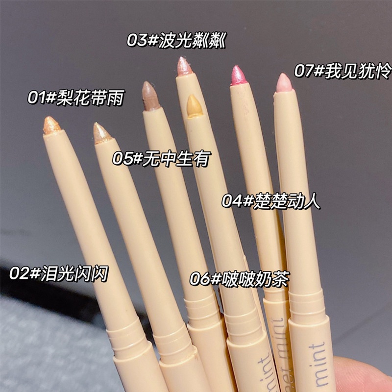 [Hàng mới về] Thỏi bút Sweet Mint Highlight kẻ mắt kiêm phấn mắt nhũ vỏ vàng | BigBuy360 - bigbuy360.vn