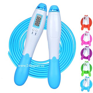 Dây nhảy đếm số vòng cho cả nam và nữ, giúp giảm cân - Bộ nhảy dây dài 2,8m có thể điều chỉnh độ dài dây