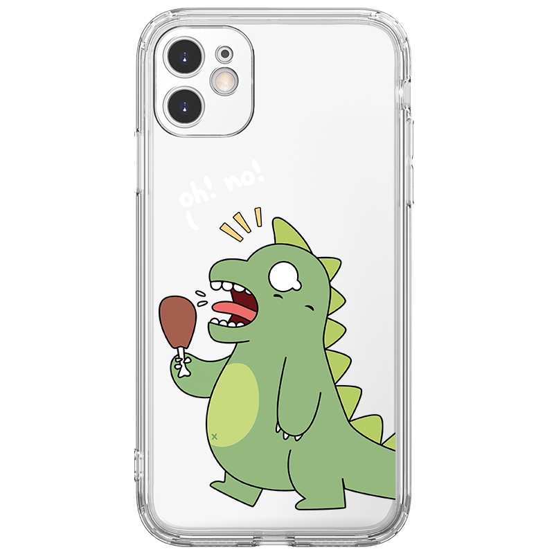 Ốp lưng JURSUE mềm hoạt hình cặp đôi dễ thương đẹp cho iPhone 13 12 11 Pro Max SE 2020 X XR XS ip 8 7 6 6S Plus kute Y73