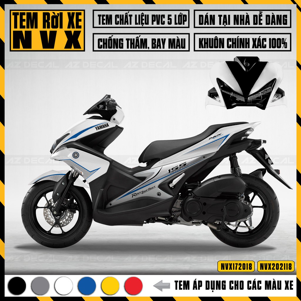 Tem Xe Yamaha NVX Cách Điệu Chống Nước, Bền Màu | NVX18 | Decal Dán Xe NVX 2017 - 2021 V1, V2