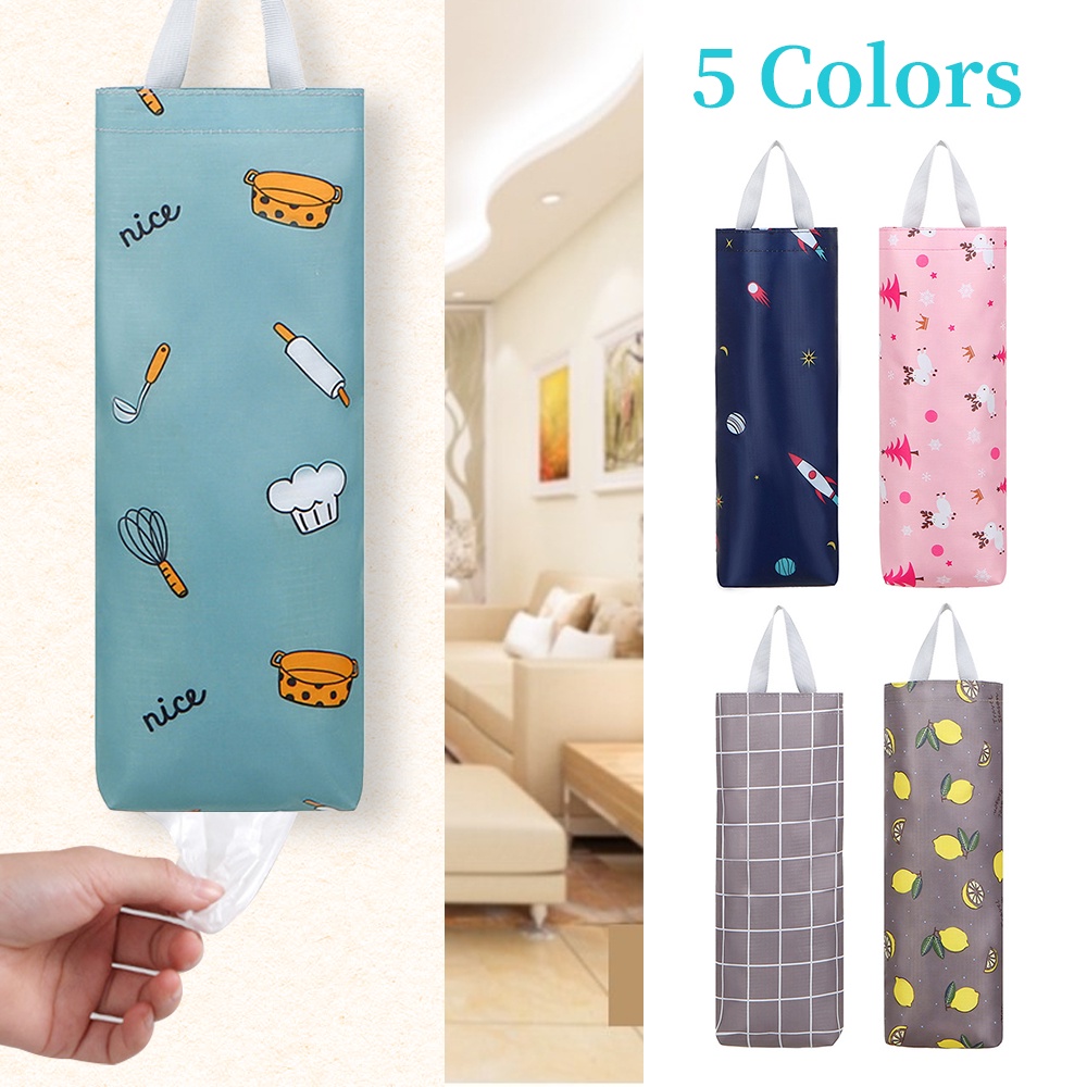 Túi Lưới Treo Tường Dạng Ống Dài Đựng Túi Nilon