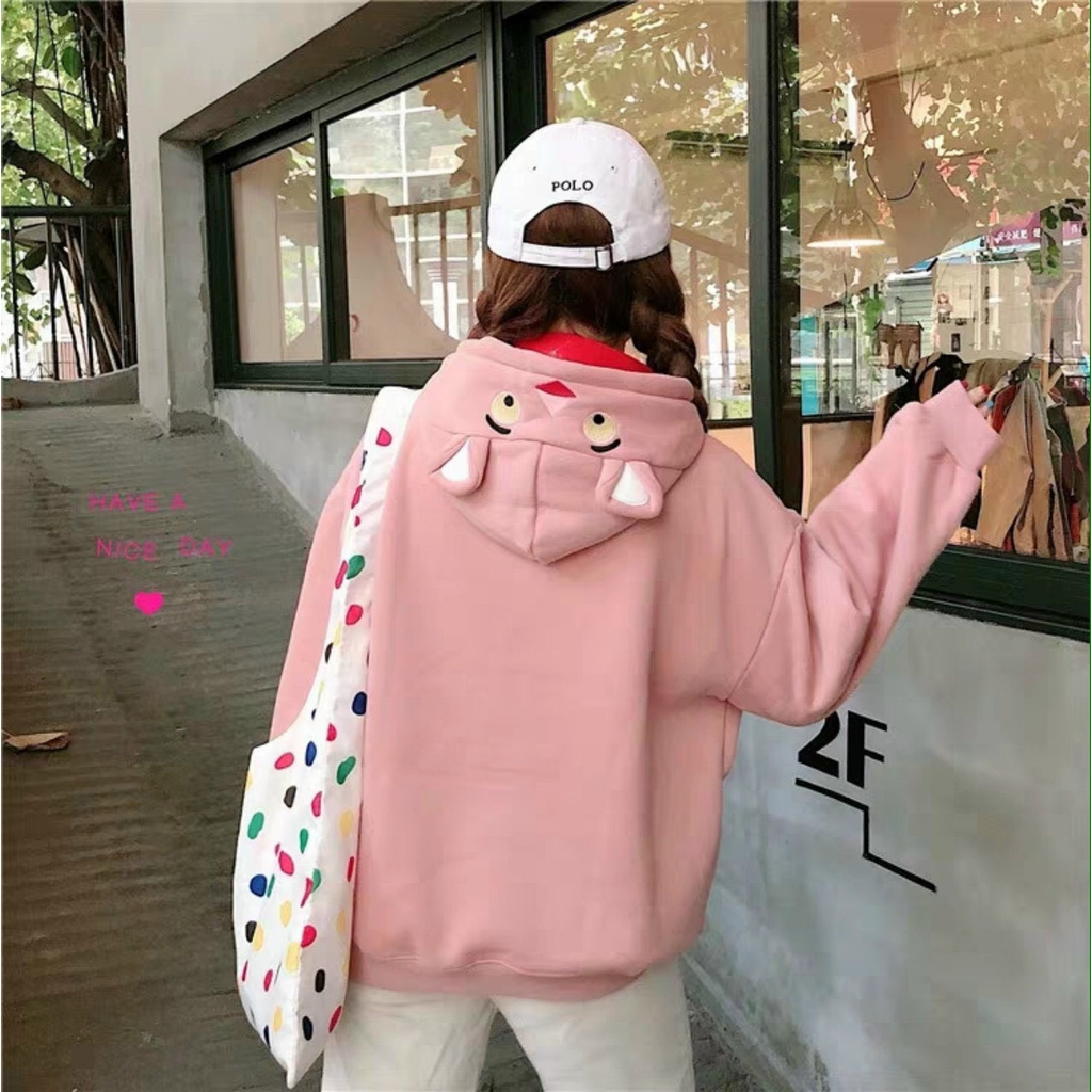 Áo Hoodie Nón Chui Trùm Đầu Nữ Nam Unisex Chất Vải Nỉ Poly Báo Hồng Pink Panther WAH081 | BigBuy360 - bigbuy360.vn