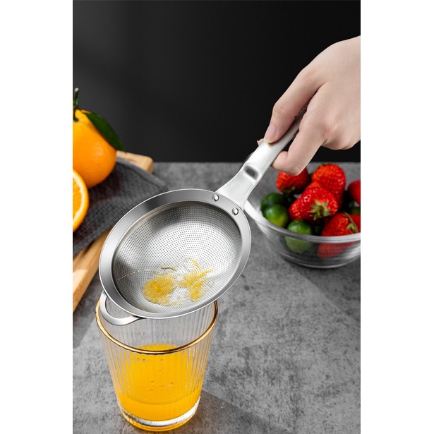 Muỗng/rây/vợt lưới lọc inox chống gỉ cao cấp CK9672
